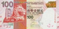 p214a from Hong Kong: 100 Dollars from 2010